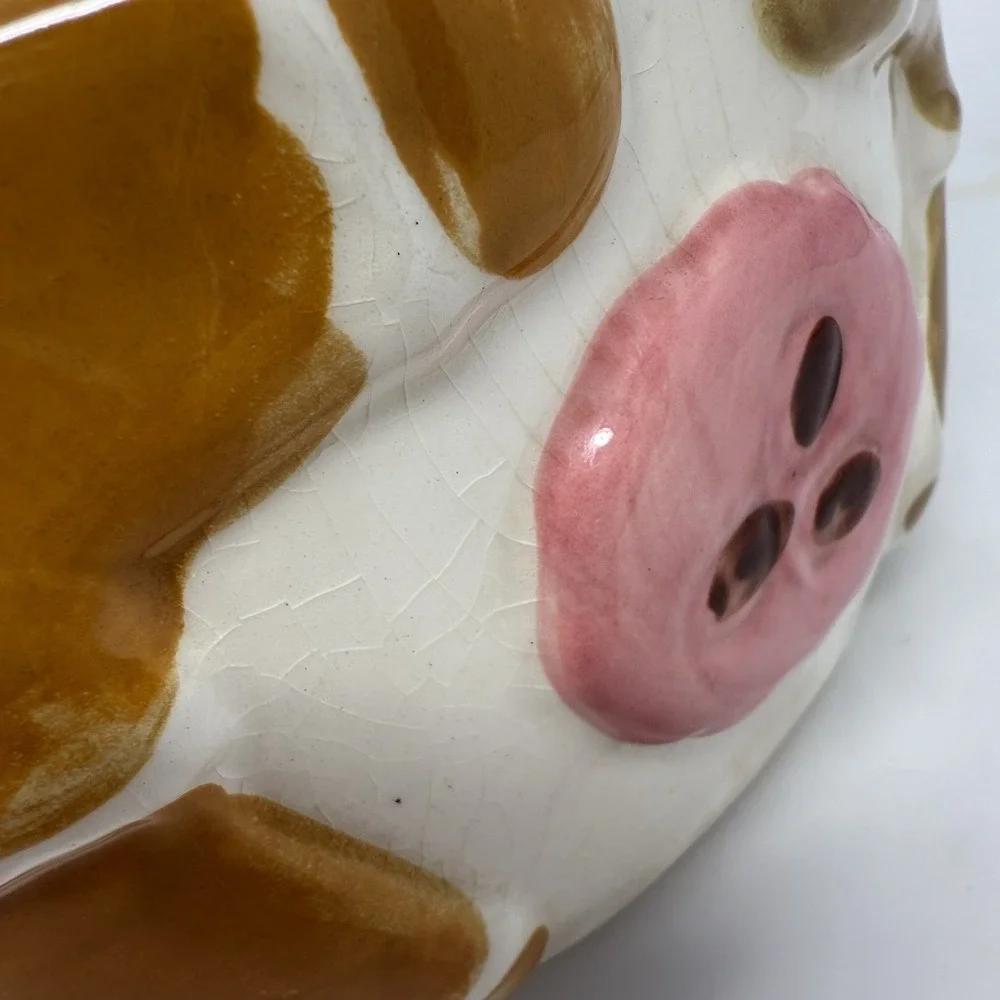 VINTAGE‎ LOS ANGELES POTTERY GINGERBREAD COOKIES ALL OVER COOKIE JAR